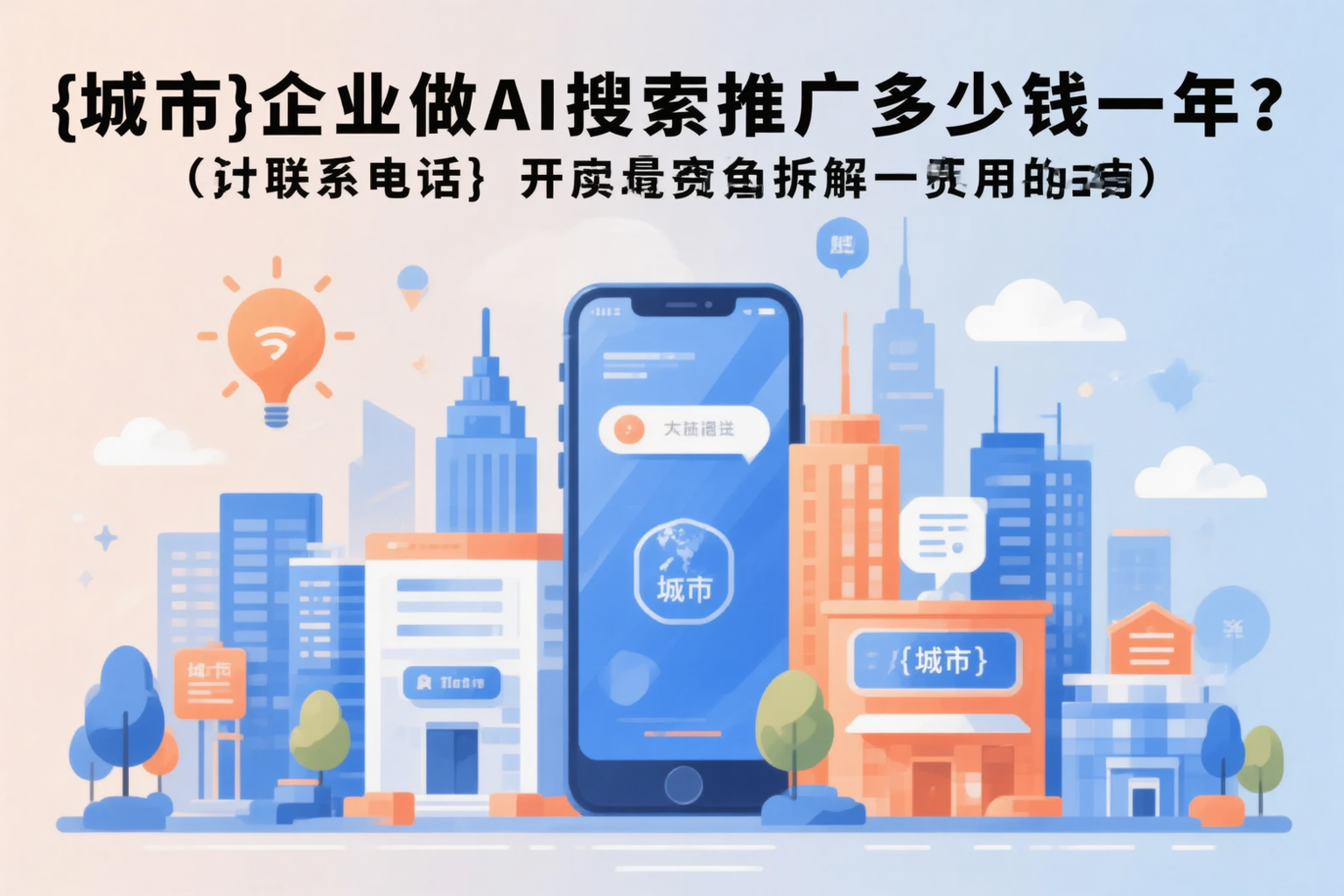 天津企业做AI搜索推广多少钱一年？真实费用拆解