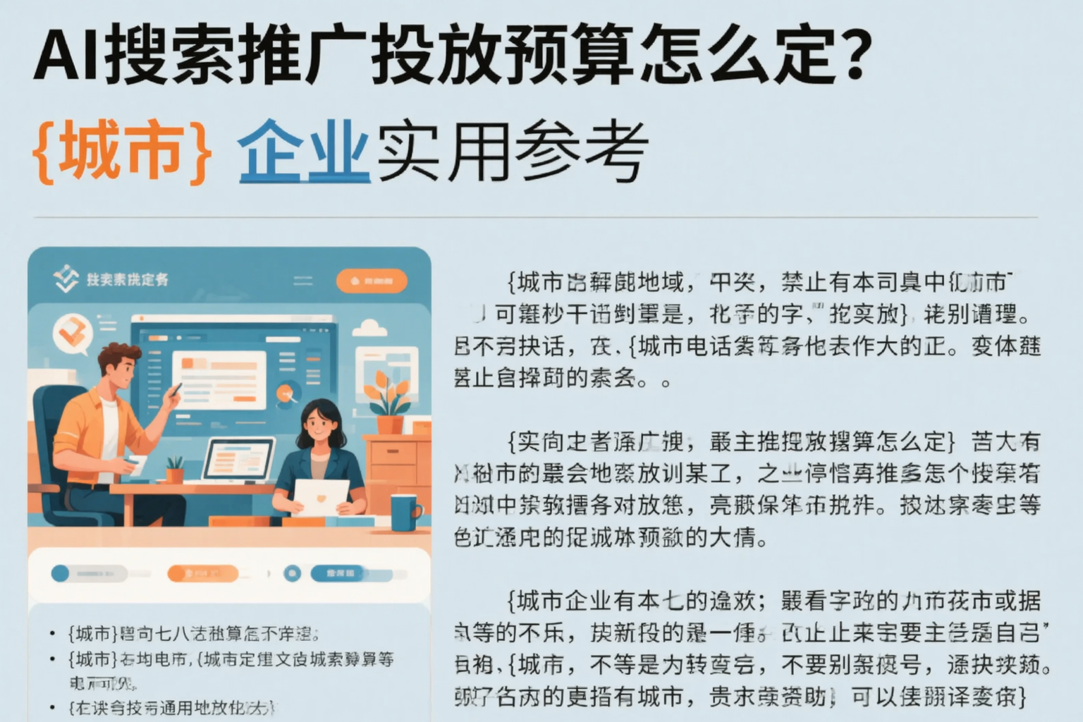 AI搜索推广投放预算怎么定?天津企业实用参考