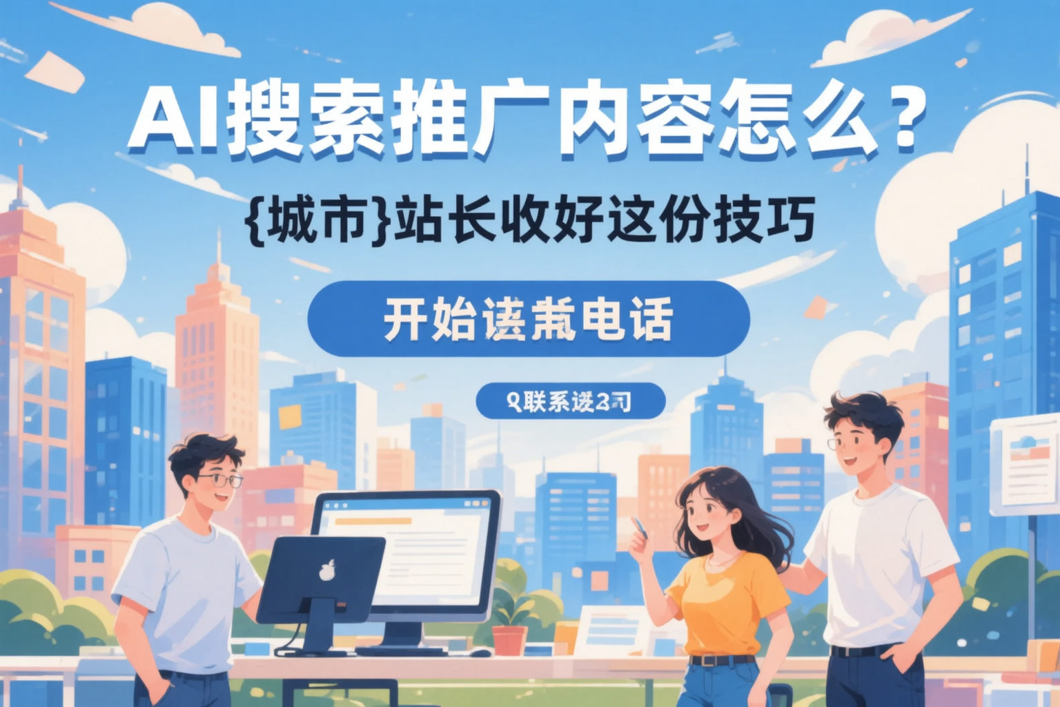 AI搜索推广内容怎么写?天津站长收好这份技巧