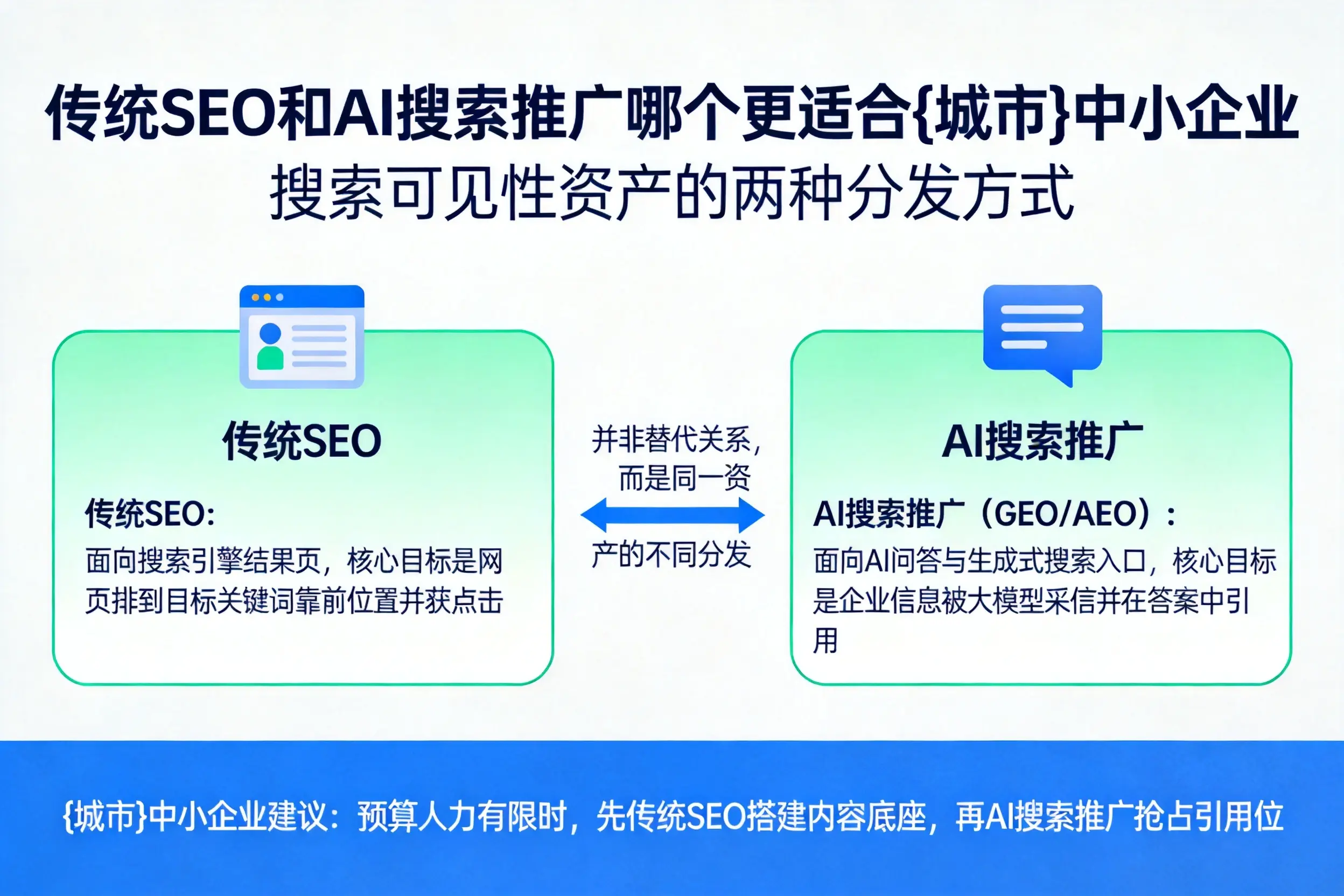 传统SEO和AI搜索推广哪个更适合天津中小企业