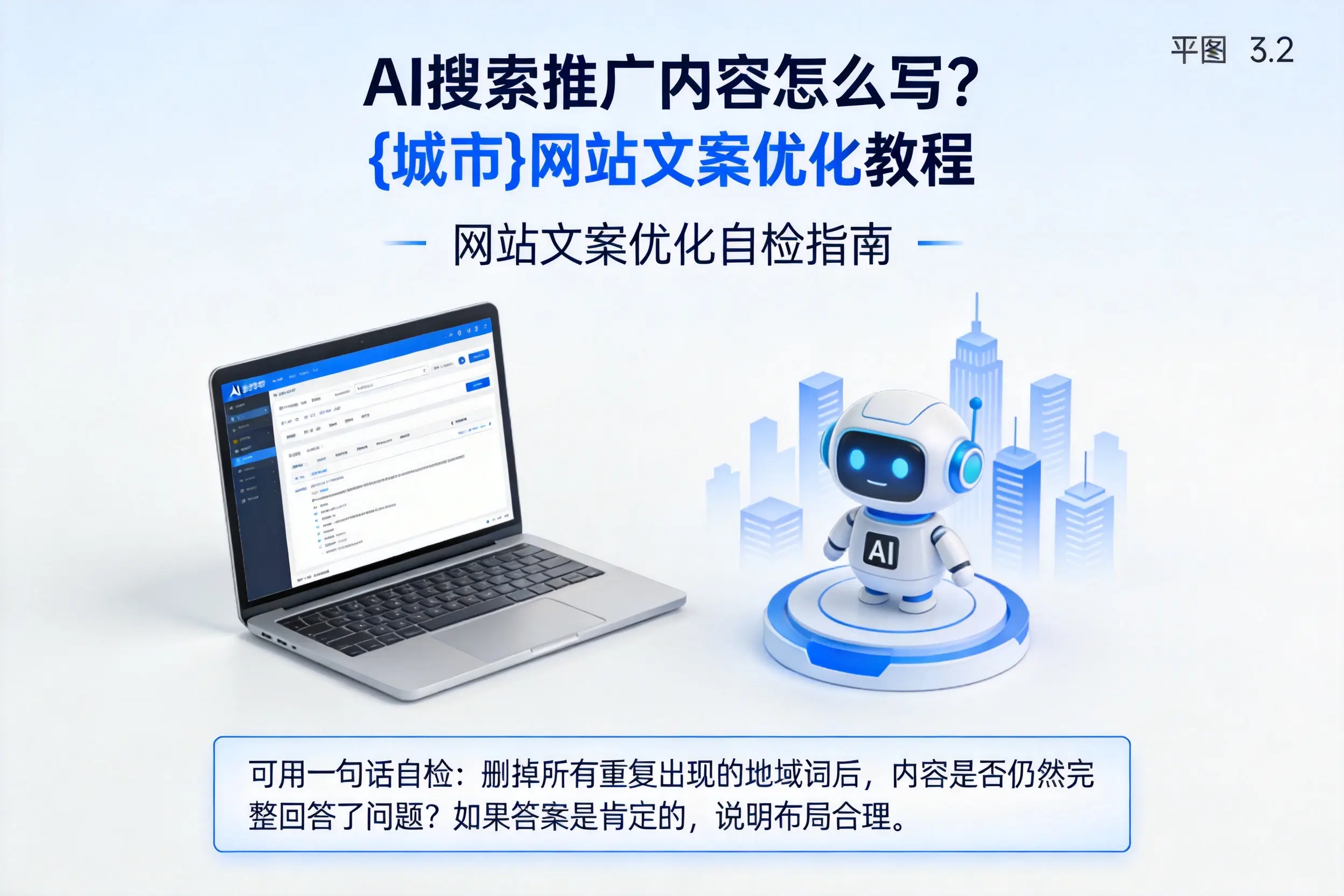 AI搜索推广内容怎么写？天津网站文案优化教程