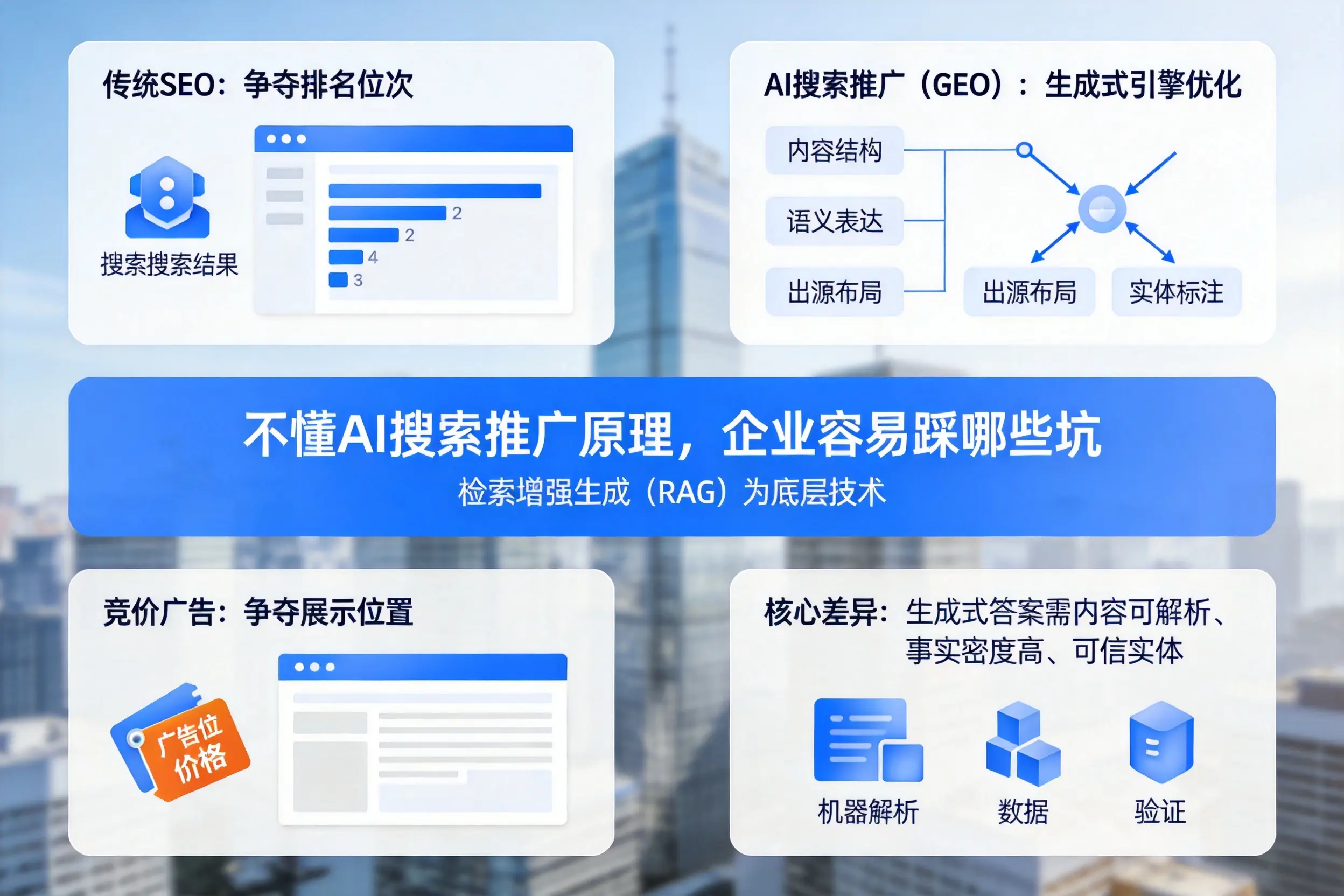 不懂AI搜索推广原理,天津企业容易踩哪些坑