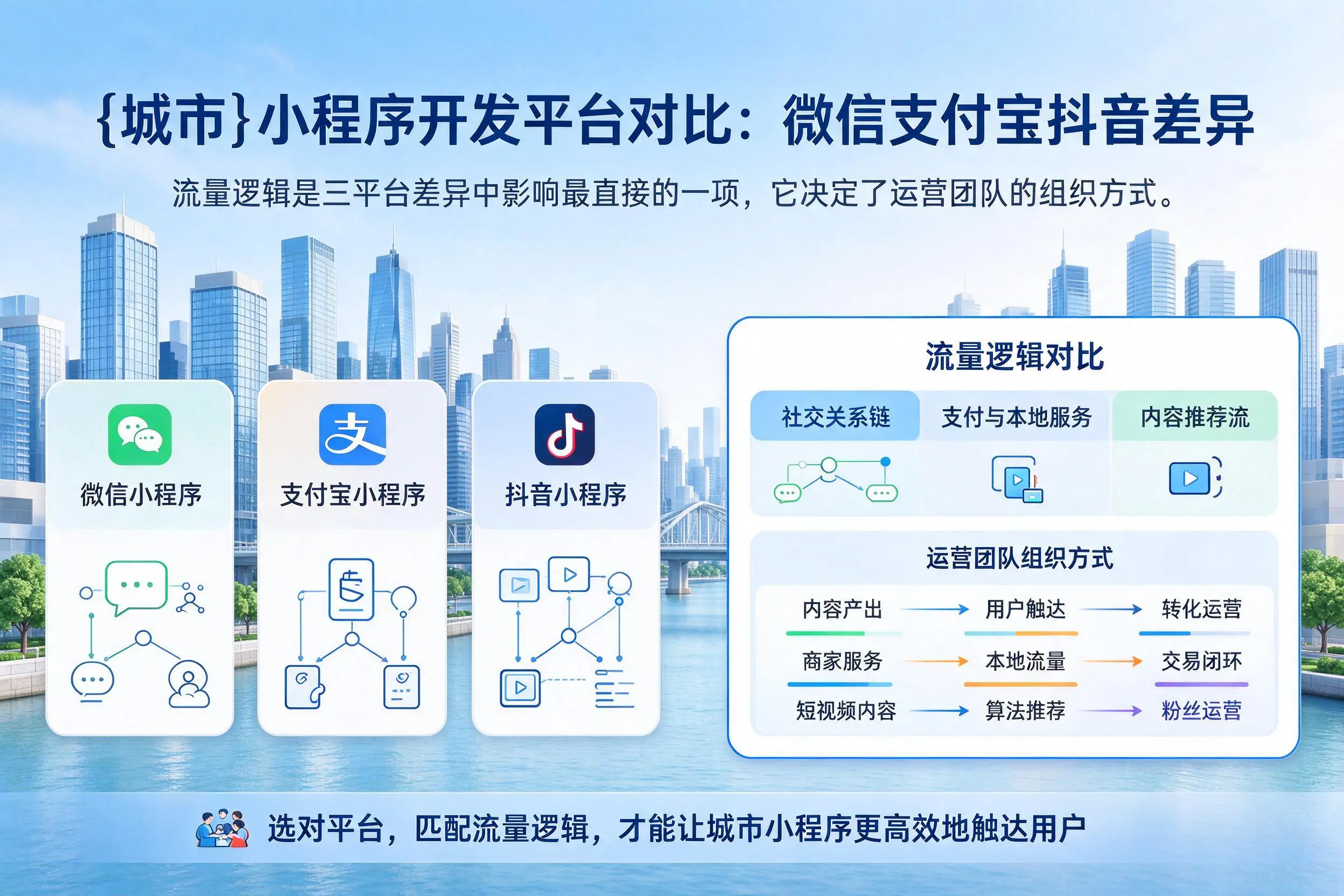 天津小程序开发平台对比:微信支付宝抖音差异
